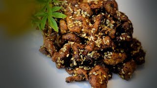 Chinese Spicy Cumin Lamb Chinese Style Cooking Recipe [upl. by Torhert]