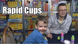 Rapid Cups Game Factory ab 8 Jahre  verrückt schnell und heute auch mal zu Dritt [upl. by Wallie]