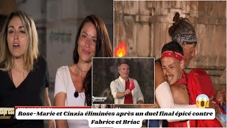 Pékin Express  RoseMarie et Cinzia éliminées après un duel final épicé contre Fabrice et Briac [upl. by Einnek875]