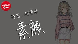 抖音《素顏》許嵩、何曼婷【動態歌詞Lyrics】 [upl. by Seligmann]