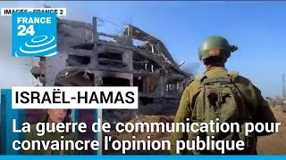 ProcheOrient  la guerre de communication à Gaza lautre bataille entre le Hamas et Israël [upl. by Grantley166]