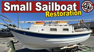 Step by Step Small Sailboat Restoration⛵️ Ep88 [upl. by Rodina591]