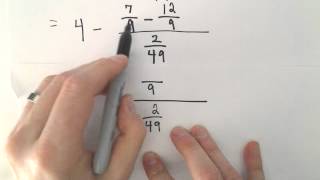 The Order of Operations With Fractions and Decimals Ex 2 [upl. by Craig834]