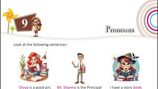 Ch 9 PronounsEnglish Grammar Class 4 [upl. by Nord]