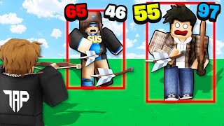 I Secretly CHEATED Using AIMBOT Hacks Roblox Bedwars [upl. by Iahs]