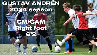 Gustav Andren Highlight video 2024⚽️ [upl. by Meeker]