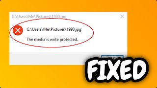 FIXED quotThis media is write protectedquot error In windows 1011 [upl. by Henning]