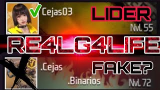 CEJAS03 LIDER ORIGINAL RE4LG4LIFE la gente lo confunde con cejas gaming aqui toda la VERDAD [upl. by Azyl923]