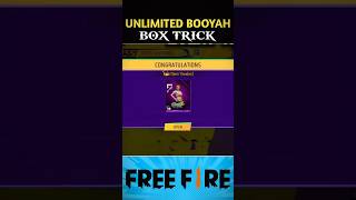 Unlimited booyah box trick 🤑 free fire free bundle shorts freefire trending [upl. by Kyle]