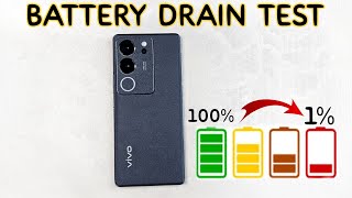 Vivo V29 Pro Battery drain Test ❤️‍🔥 [upl. by Uolymme]