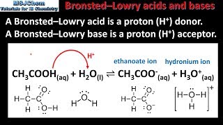 R311 Brønsted–Lowry theory of acids and bases [upl. by Heppman]