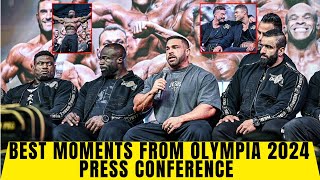 Mr Olympia 2024 Press Conference  Best amp most funny moments  Samson stole the show  Ramon on Cbum [upl. by Ylrahc608]