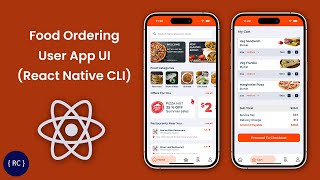 Food Ordering App UI in React Native CLI  User App [upl. by Graner]