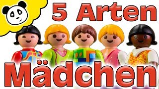 Playmobil Schule  5 Arten von Mädchen  Playmobil Film [upl. by Iralav378]