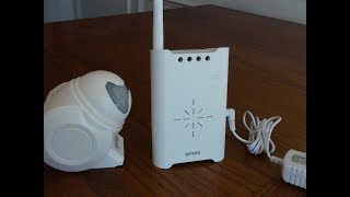 Optex Wireless 2000 Wireless Driveway Annunciator demo [upl. by Obelia]