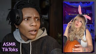 ASMRtist Reacts to Wild TikTok ASMRS [upl. by Nnaylrebmik]