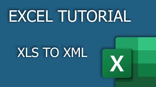 Convert XLS to XML Excel to XML  2021 [upl. by Dash299]