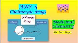 ANS part 5 Cholinergic Drugs 1  Medicinal Chemistry T  PDF 👇 [upl. by Ecyor]