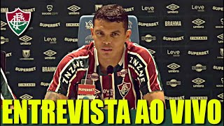 📰DIRETO DO CT AO VIVO NA ENTREVISTA COM THIAGO SILVA [upl. by Adnahsam929]