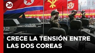 Corea del Norte vuelve a amenazar con una guerra contra Corea del Sur [upl. by Nywled]