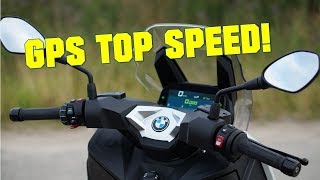 2019 BMW C400X GPS TOP SPEED [upl. by Koosis]