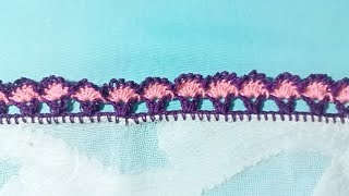 Crochet Lace Design in Hindi  Crosia Lace ke Design  Crochet Lace Border [upl. by Barb]