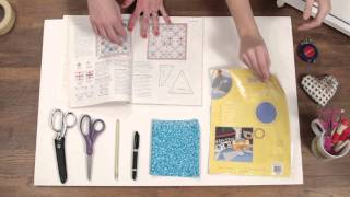 Quilty How to make your own quilt templates [upl. by Elayor]