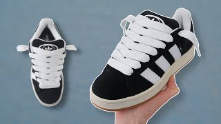 HOW TO LACE ADIDAS CAMPUS 00s BEST WAY [upl. by Ardnahc]