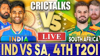 Live IND Vs SA 4th T20I Joburg  Live Scores amp Commentary  India vs South Africa  2024 [upl. by Ramonda]