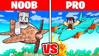 Pasamos de AVIÓN NOOB a PRO en Minecraft ✈️ INVICTOR VS ACENIX [upl. by Ahsiet]