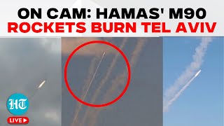 LIVE  Hamas M90 Rocket Barrage Hits Tel Aviv on October 7 Anniversary  Israel  IDF  Gaza War [upl. by Adnilema519]