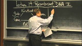 Overview of Recombinant DNA excerpt 1  MIT 701SC Fundamentals of Biology [upl. by Alyos]