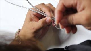 How To  Beaded Lanyard [upl. by Auop]