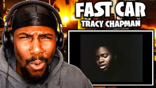 FIRST TIME HEARING Tracy Chapman  FAST CAR REACTION [upl. by Elmo]