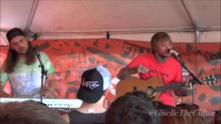 Chiodos  Full Acoustic Set Live at Warped Tour [upl. by Zzahc]