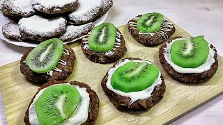 Schokoladenpfannkuchen Mit Hüttenkäse und KIWI [upl. by Jew]