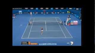 Azarenka vs Sharapova  Moan Battle Alien Version [upl. by Hobart]