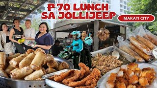 ₱70 LUNCH SA JOLLIJEEP  Team Chef RV in Makati City [upl. by Ynavoeg381]