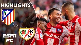 Angel Correa shines as Atletico Madrid ends losing streak vs Rayo  LaLiga Highlights  ESPN FC [upl. by Eilime253]