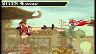 MUGEN Showcase  Jam Kuradoberi vs Hong Meiling [upl. by Enilrae]