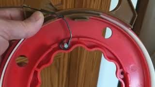 How to restring an electrians fish tape [upl. by Annodal]