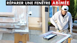 Réparer Une Fenêtre En Bois Peinte Abîmée [upl. by Leoni306]