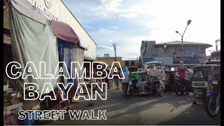 4K Calamba City Proper  Street Walk Tour [upl. by Hakilam]