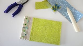 How to Make a Recycled Notebook Bookbinding Tutorial [upl. by Oile]