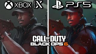 Call of Duty Black Ops 6 PS5 vs Xbox Series X Graphics Comparison [upl. by Adnir]