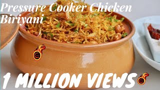 Pressure Cooker Chicken Biriyani റമദാൻ സ്പെഷ്യൽ പ്രഷർ കുക്കർ ചിക്കൻ ബിരിയാണി Ep365 [upl. by Satsoc]