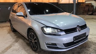 047598 Golf 20 tdi 20132014 157944 km Side damage [upl. by Bjork143]