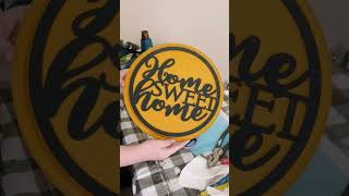 DIY Dollar Tree Pizza Pan Halloween Door Hanger [upl. by Hally616]