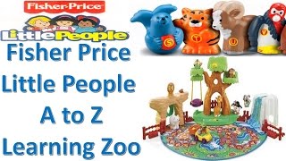 Little People A to Z Learning Zoo Animals Fisher Price Playset [upl. by Aridatha]