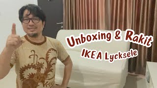 Unboxing amp Rakit Sofabed IKEA Lycksele [upl. by Sholeen]